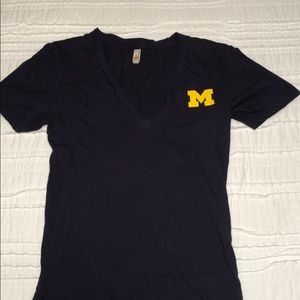 UofM V-neck T-Shirt - American Apparel